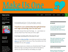 Tablet Screenshot of makeusone1.com